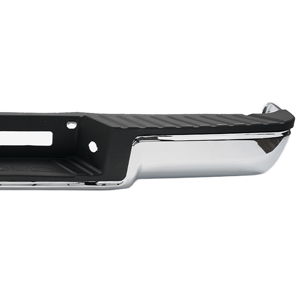 Chrome Rear Step Bumper Assembly Fit For Ford F-150 2004 2005 w/o Sensor Holes