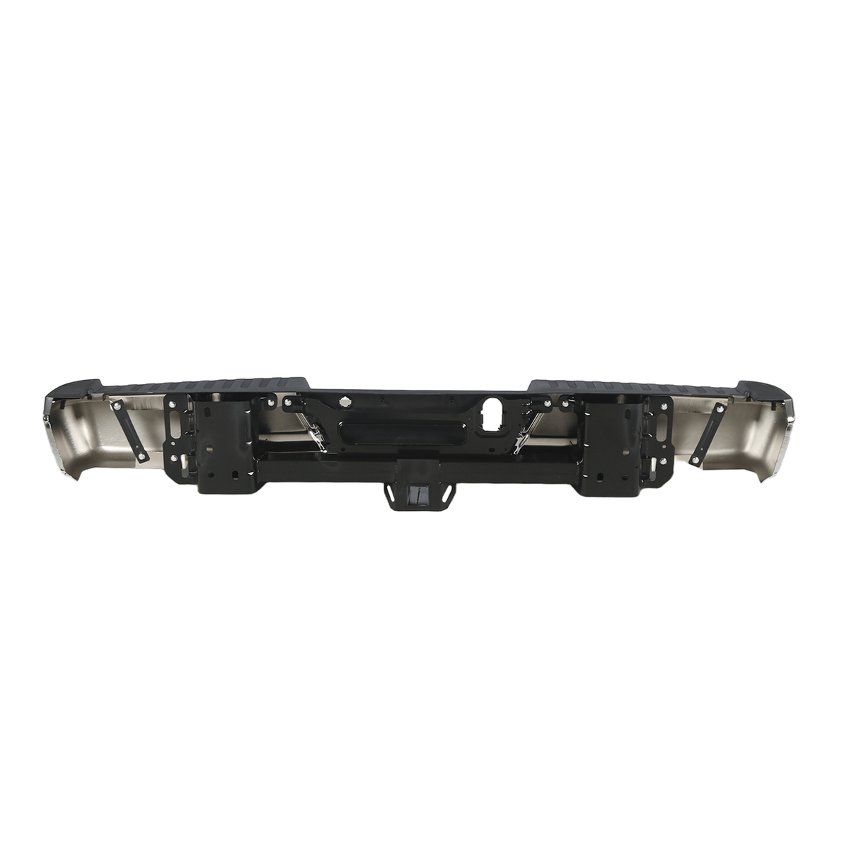 Chrome Rear Step Bumper Assembly Fit For Ford F-150 2015-2020 W/ Max Tow