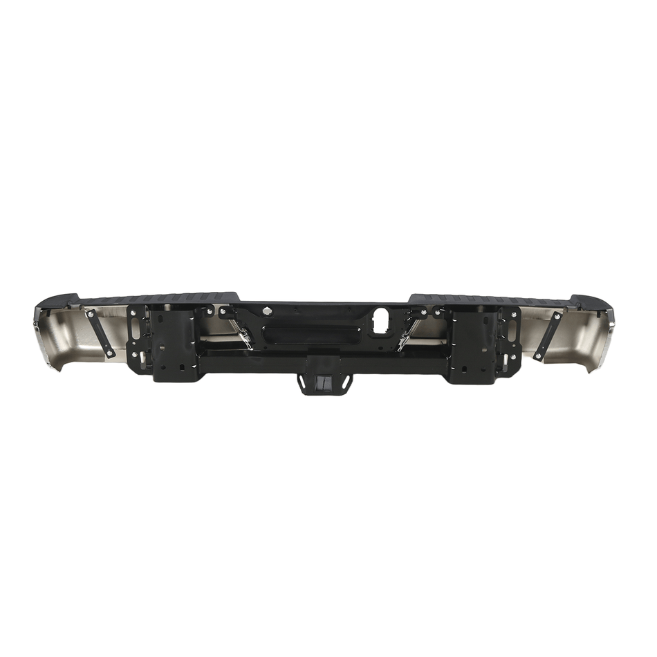 Chrome Rear Step Bumper Assembly Fit For Ford F-150 2015-2020 W/ Max Tow