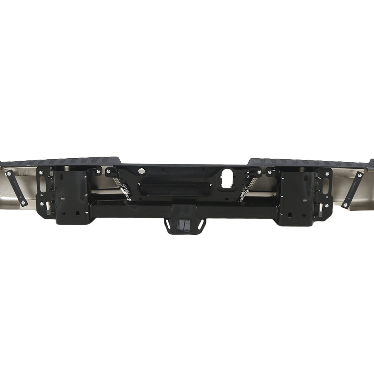 Chrome Rear Step Bumper Assembly Fit For Ford F-150 2015-2020 W/ Max Tow