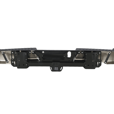Chrome Rear Step Bumper Assembly Fit For Ford F-150 2015-2020 W/ Max Tow
