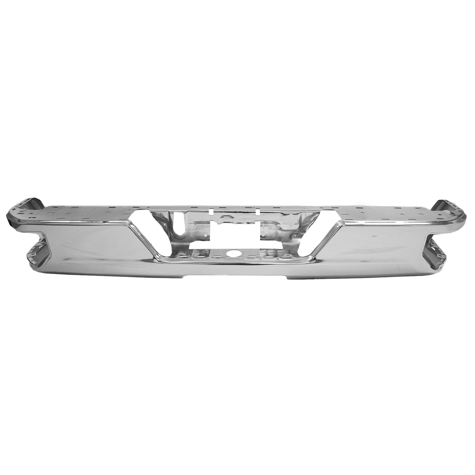 Chrome Rear Step Bumper Face Bar Fit For Chevy Silverado GMC Sierra 2019-25
