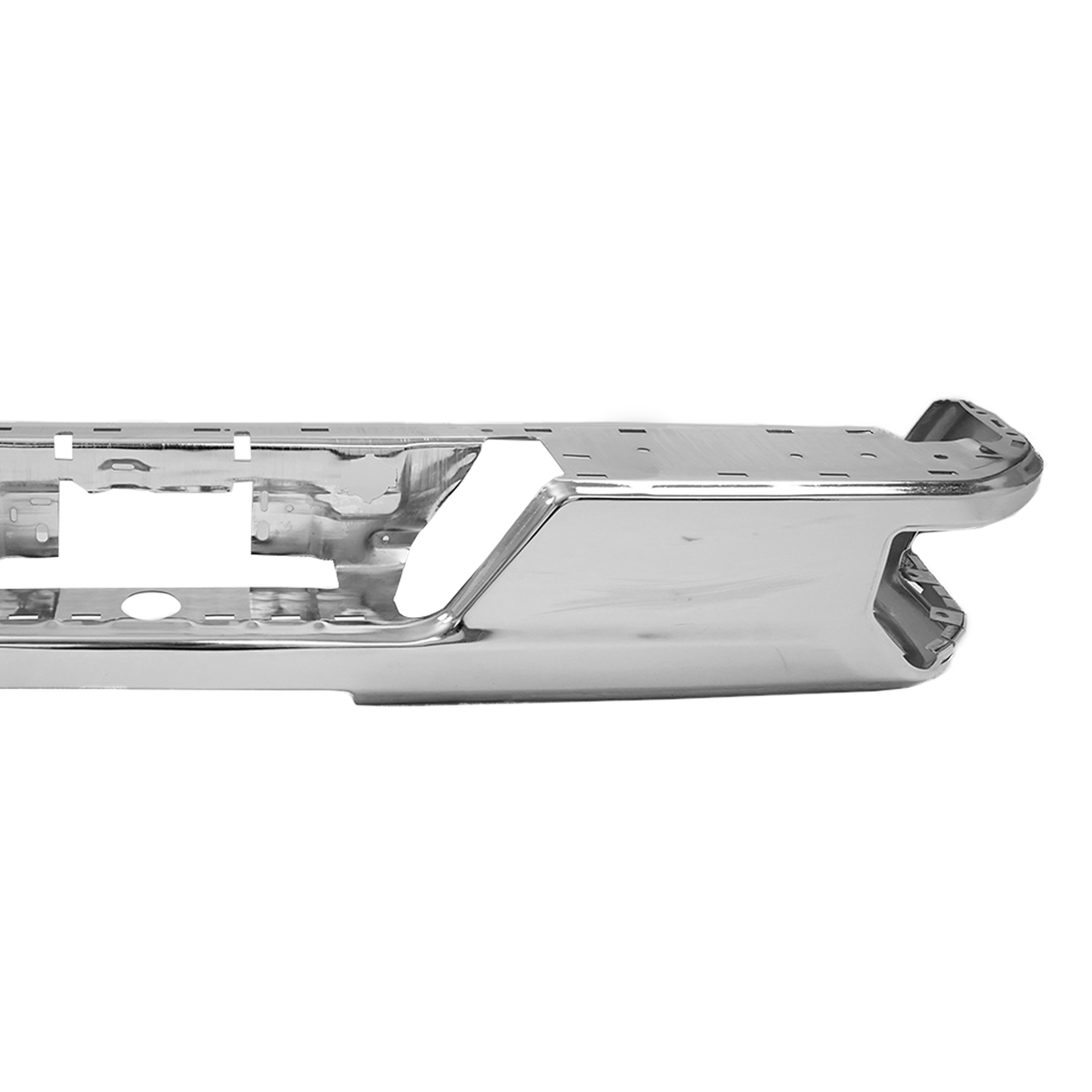Chrome Rear Step Bumper Face Bar Fit For Chevy Silverado GMC Sierra 2019-25