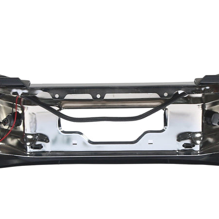 Chrome Rear Step Bumper w/Sensor Holes Fit For Ford F250 F350 Super Duty 99-07