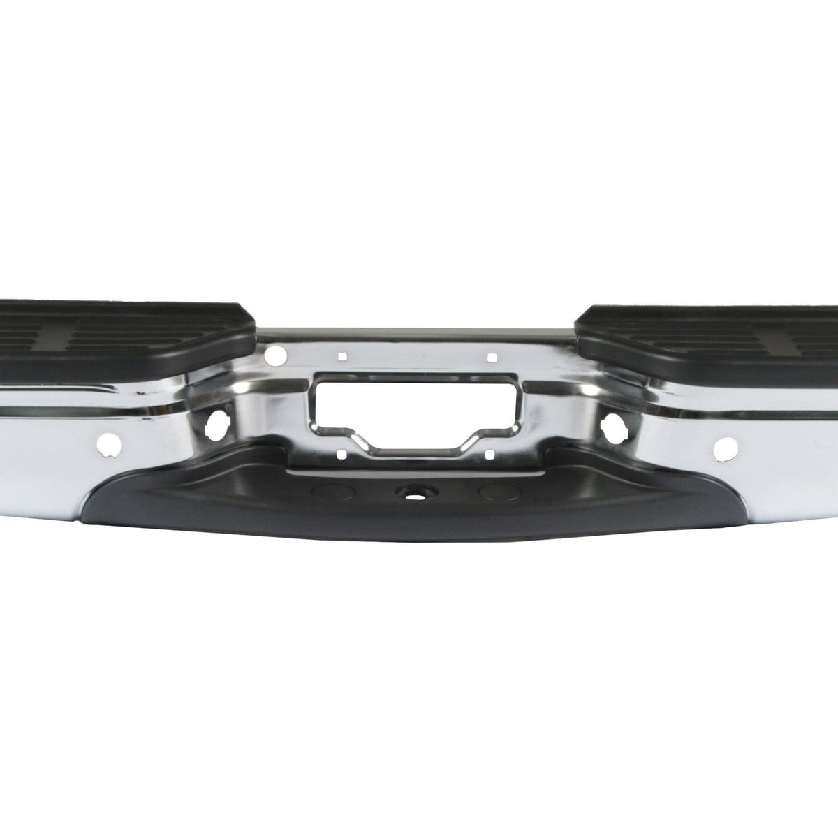 Chrome Rear Step Bumper w/Sensor Holes Fit For Ford F250 F350 Super Duty 99-07