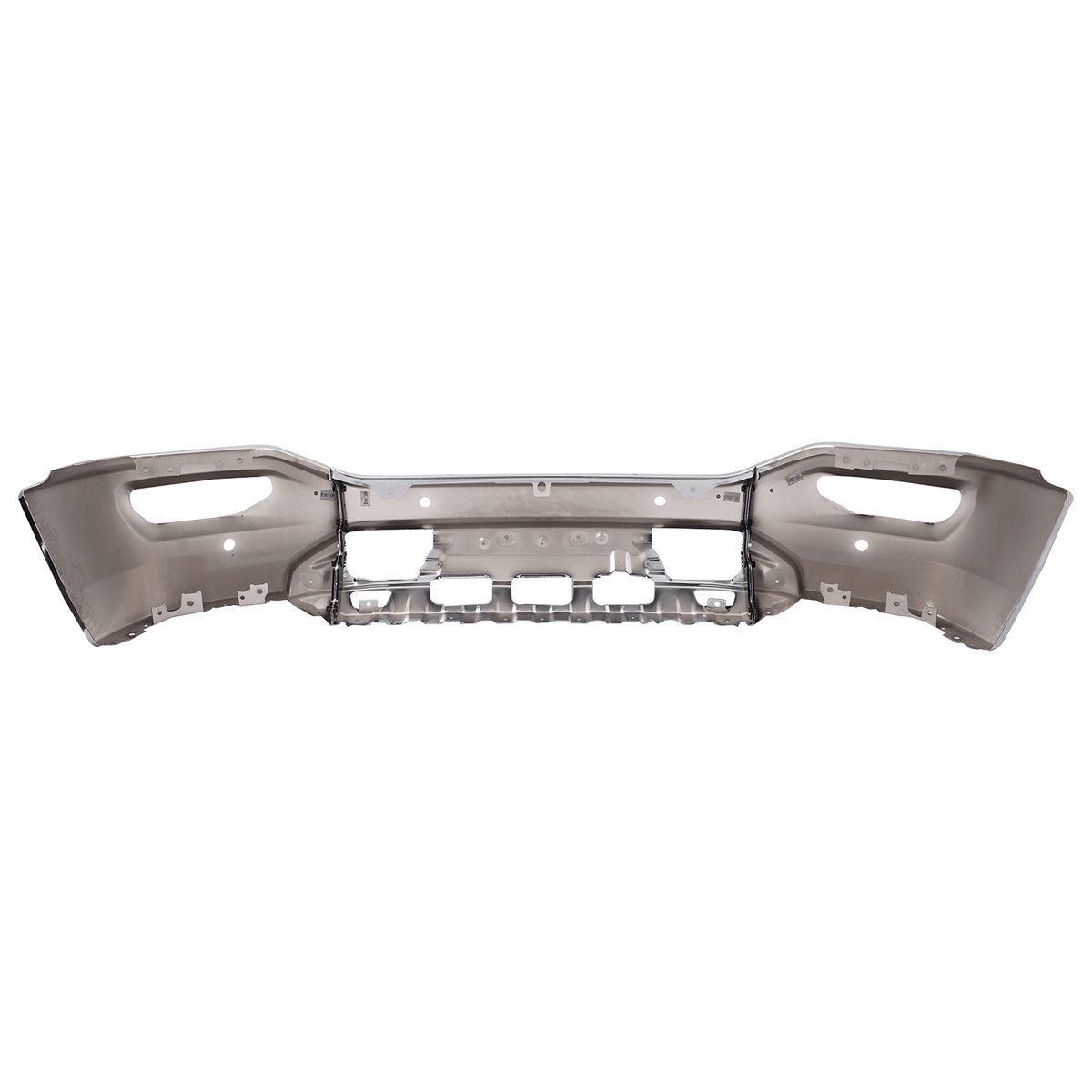 Chrome Steel Front Bumper Bar fit for GMC Sierra 1500 16-18 w/Fog w/Park hole