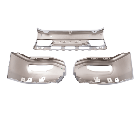 Chrome Steel Front Bumper Bar fit for GMC Sierra 1500 16-18 w/Fog w/Park hole