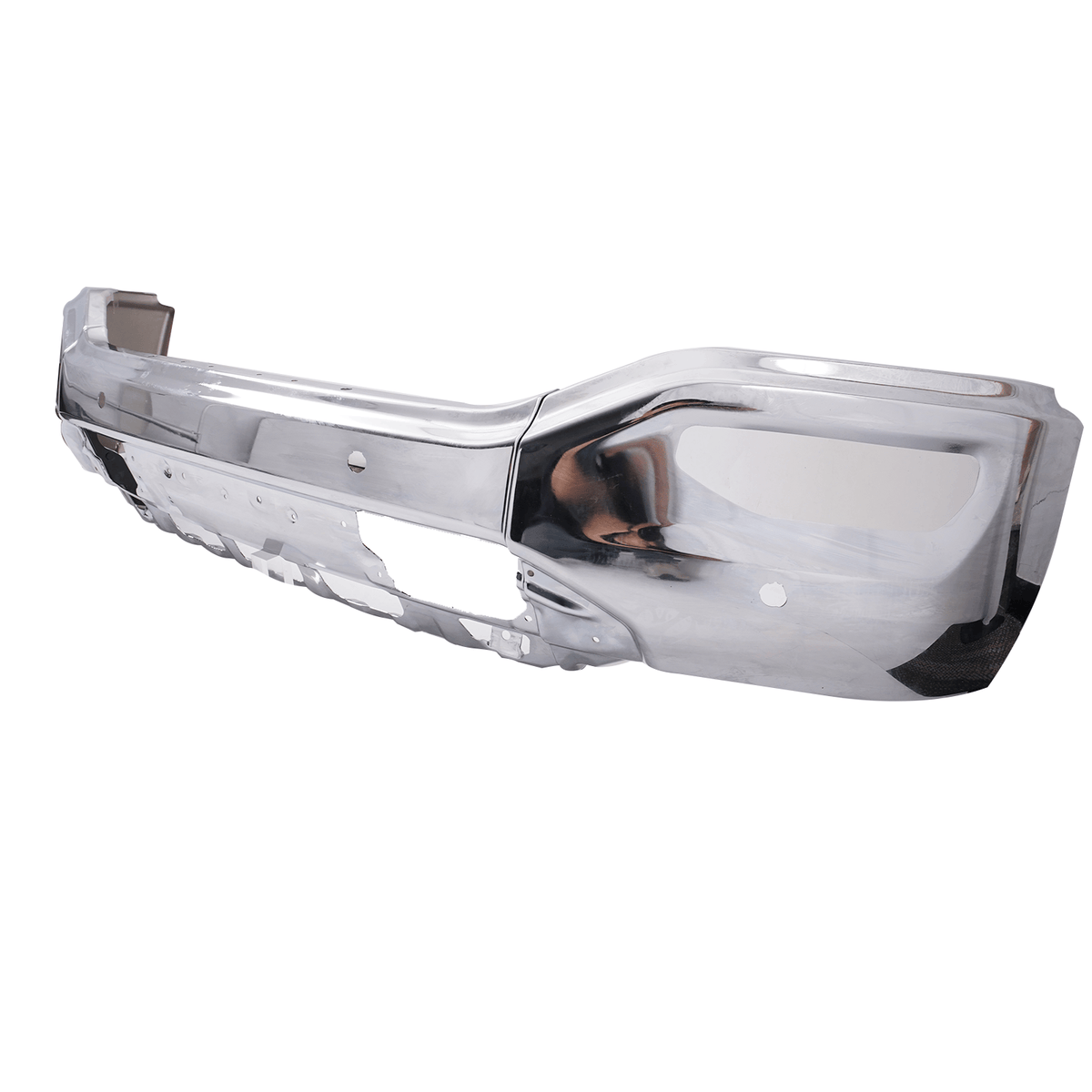 Chrome Steel Front Bumper Bar fit for GMC Sierra 1500 16-18 w/Fog w/Park hole