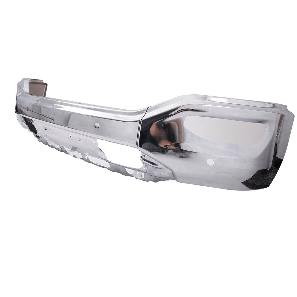 Chrome Steel Front Bumper Bar fit for GMC Sierra 1500 16-18 w/Fog w/Park hole