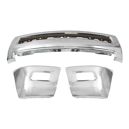 Chrome Steel Front Bumper Face Bar Fit for Dodge RAM 2500 3500 2010-2018