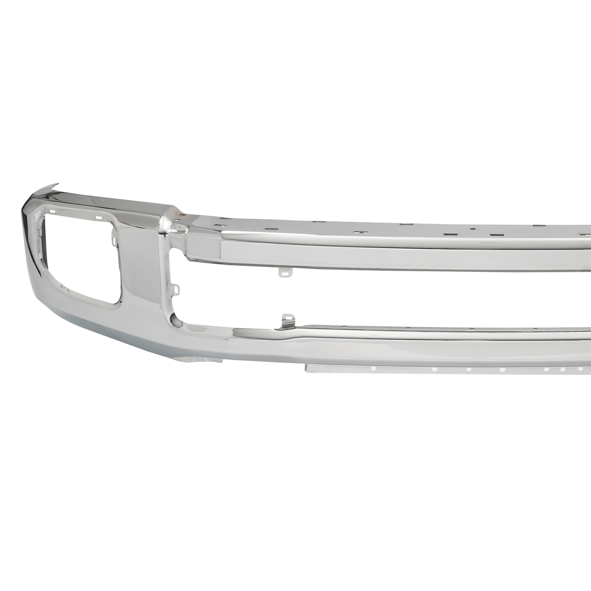 Chrome Steel Front Bumper Face Bar Fit for Ford F-250 F-350 2020-2022 w/ Fog