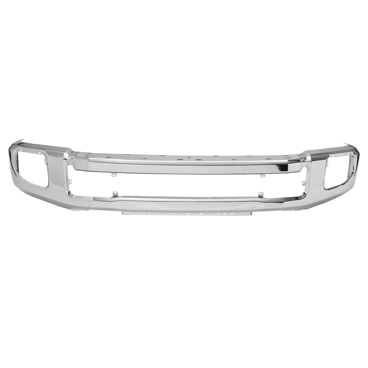 Chrome Steel Front Bumper Face Bar Fit for Ford F-250 F-350 2020-2022 w/ Fog
