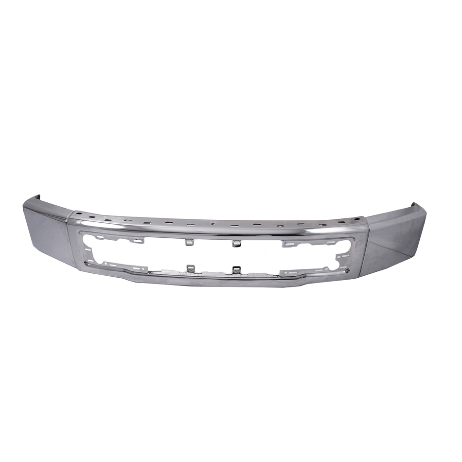 Chrome Steel Front Bumper Face Bar w/o Fog Light Hole Fit For Ford F150 2015-17