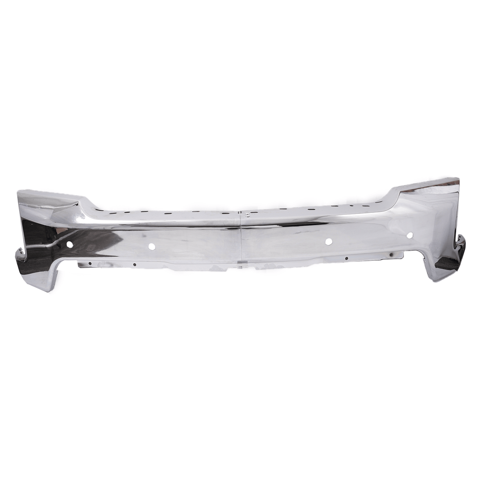 Chrome Steel Front Bumper Fit For Chevy Silverado 1500 2019-22 w/ Park-One Piece