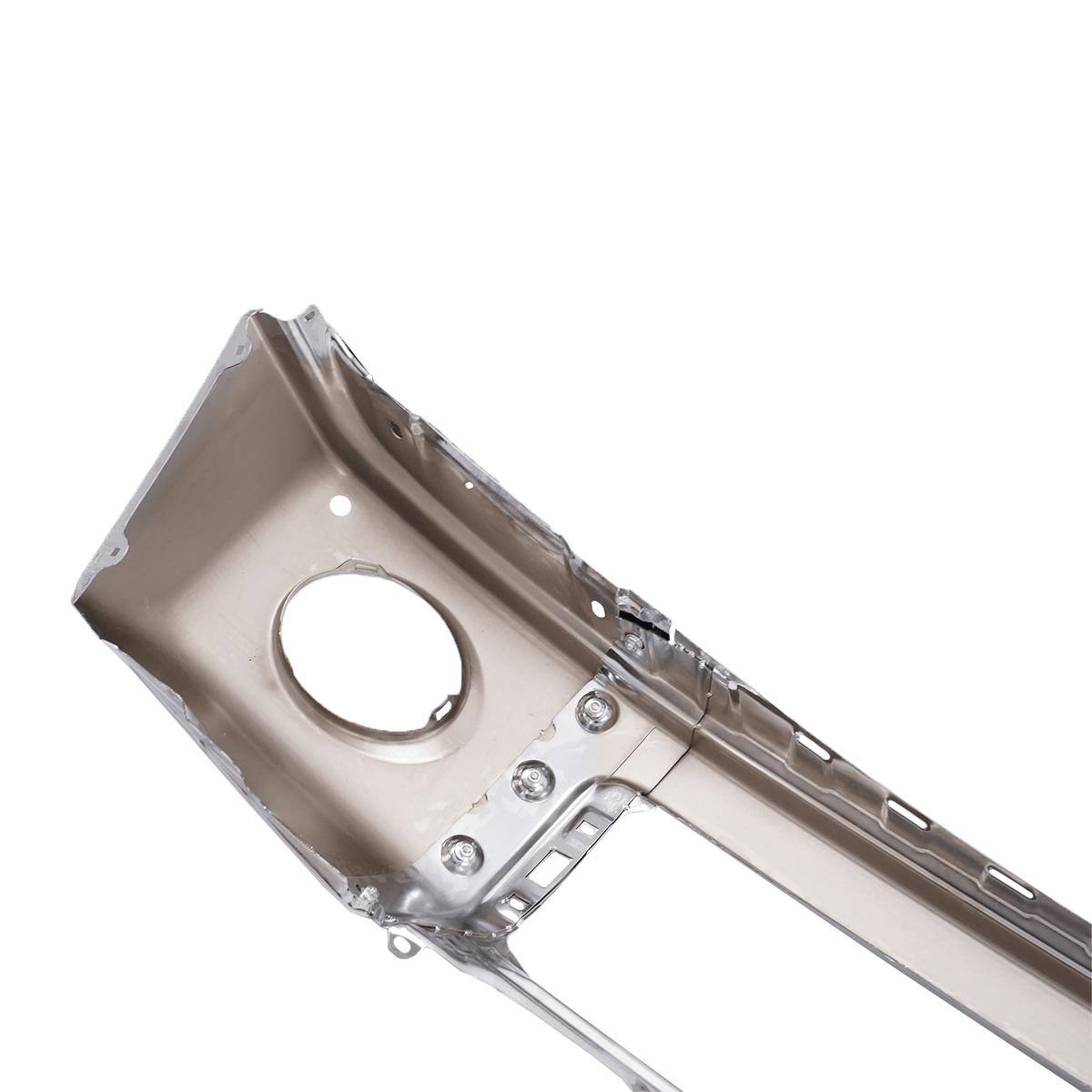 Chrome Steel Front Bumper Fit For Toyota Tundra Truck 2007-2013 W/Sensor Hole