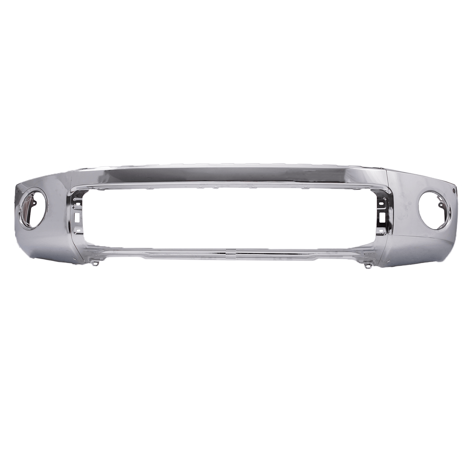 Chrome Steel Front Bumper Fit For Toyota Tundra Truck 2007-2013 W/Sensor Hole
