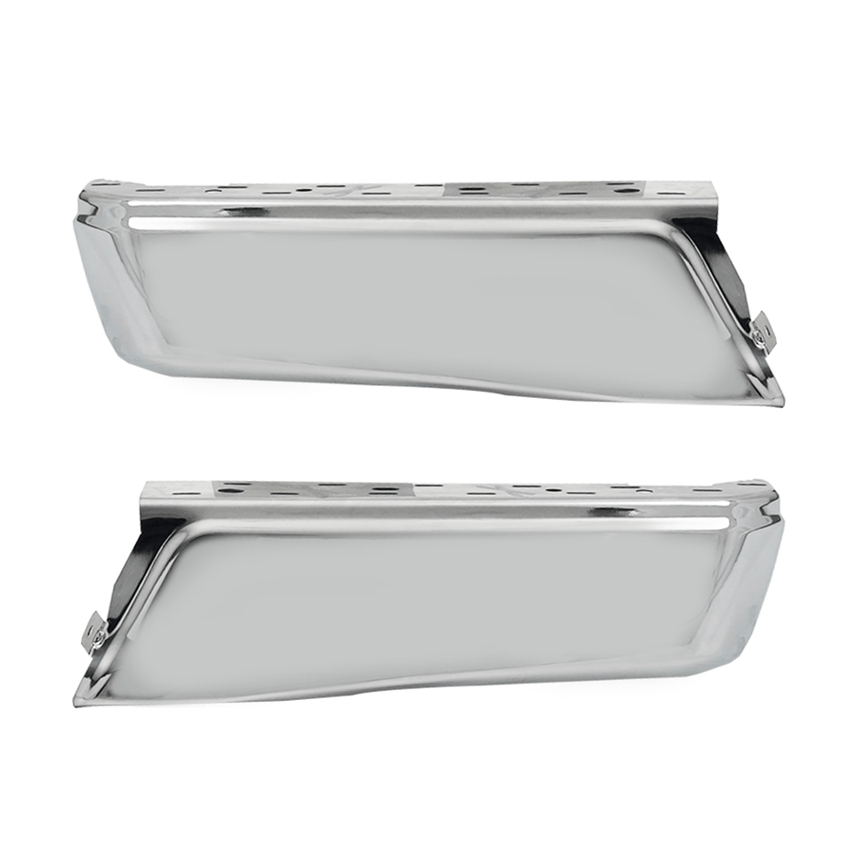 Chrome Steel Left Right Rear Bumper Ends fit for Ford F150 2015 2016 2017 2018
