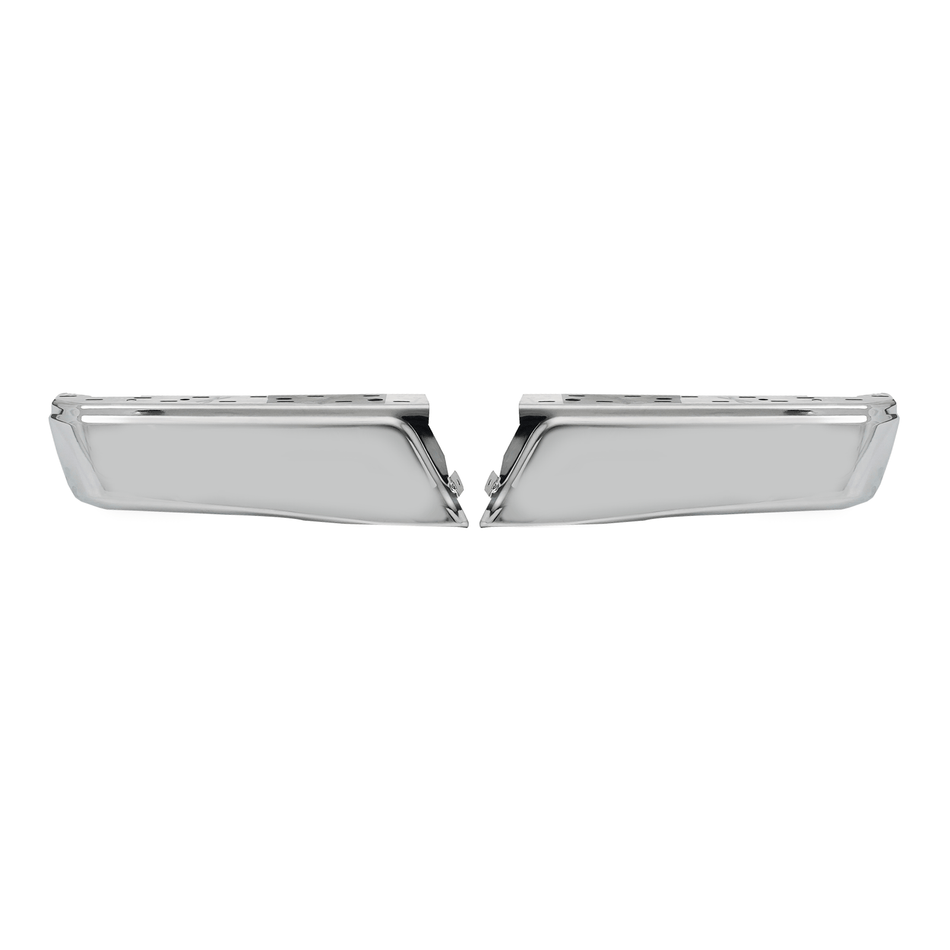 Chrome Steel Left Right Rear Bumper Ends fit for Ford F150 2015 2016 2017 2018