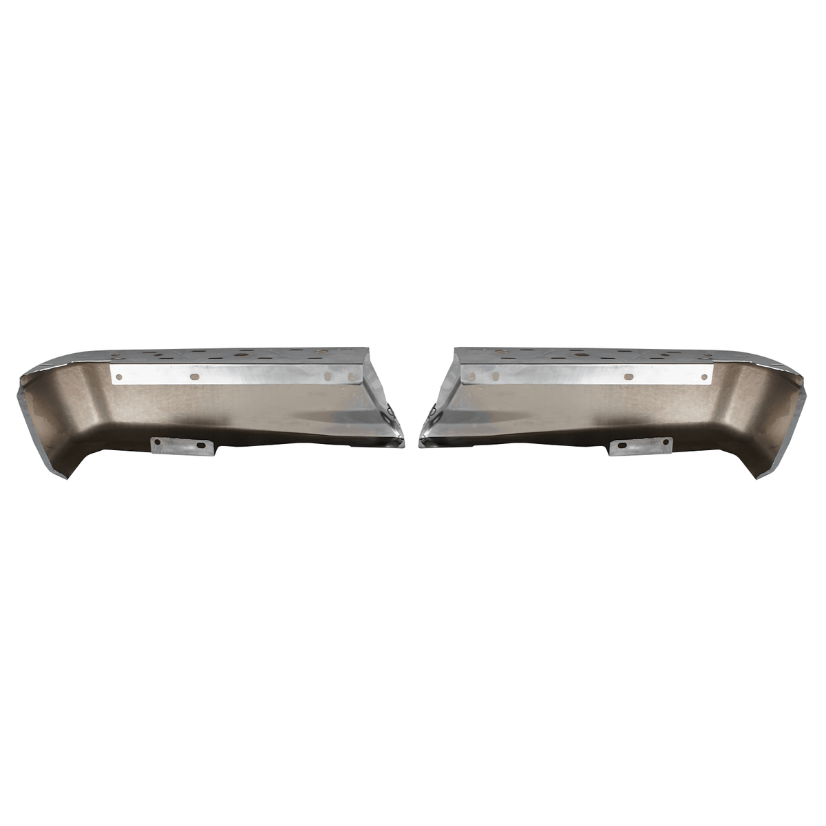 Chrome Steel Left Right Rear Bumper Ends fit for Ford F150 2015 2016 2017 2018