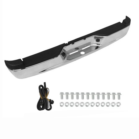 Chrome Steel Rear Bumper Assembly Fit for Dodge Dakota 2005-2010 Ram Dakota 2011