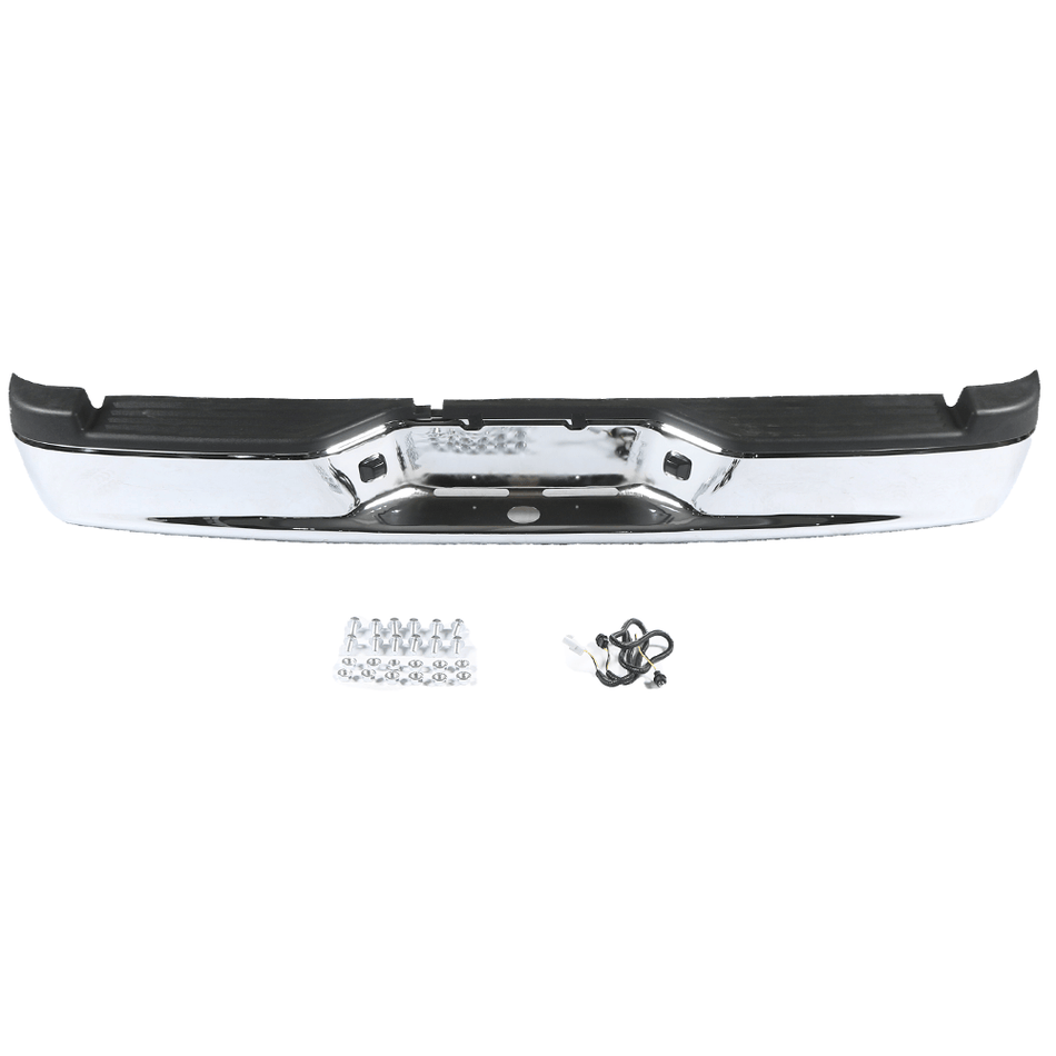 Chrome Steel Rear Bumper Assembly Fit for Dodge Dakota 2005-2010 Ram Dakota 2011