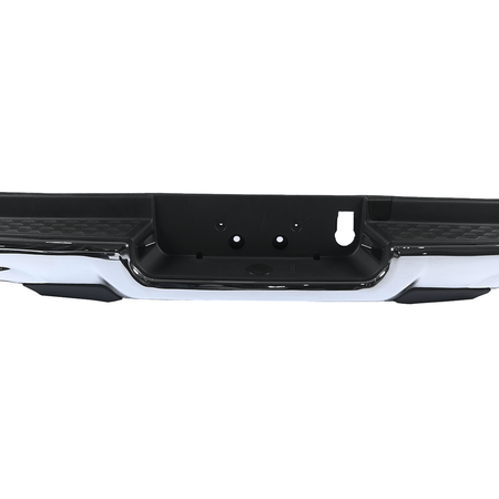 Chrome Steel Rear Bumper Assembly fit for RAM 1500 2019-2025 w/ Dual Exhaust