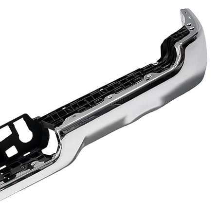 Chrome Steel Rear Bumper Face Bar w/ Dual Exhaust Fit for Ram 1500 2019-2024