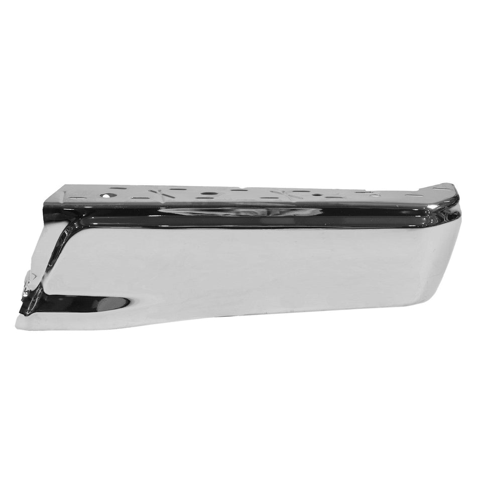 Chrome Steel Right RH Rear Bumper End fit for Ford F150 2015-2020 W/o Park Hole