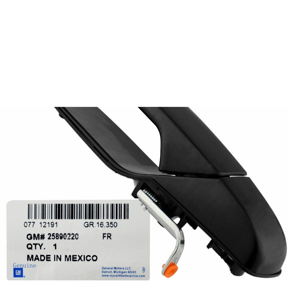 GM Silverado Sierra Outside Door Handle Textured Black Front RH Side