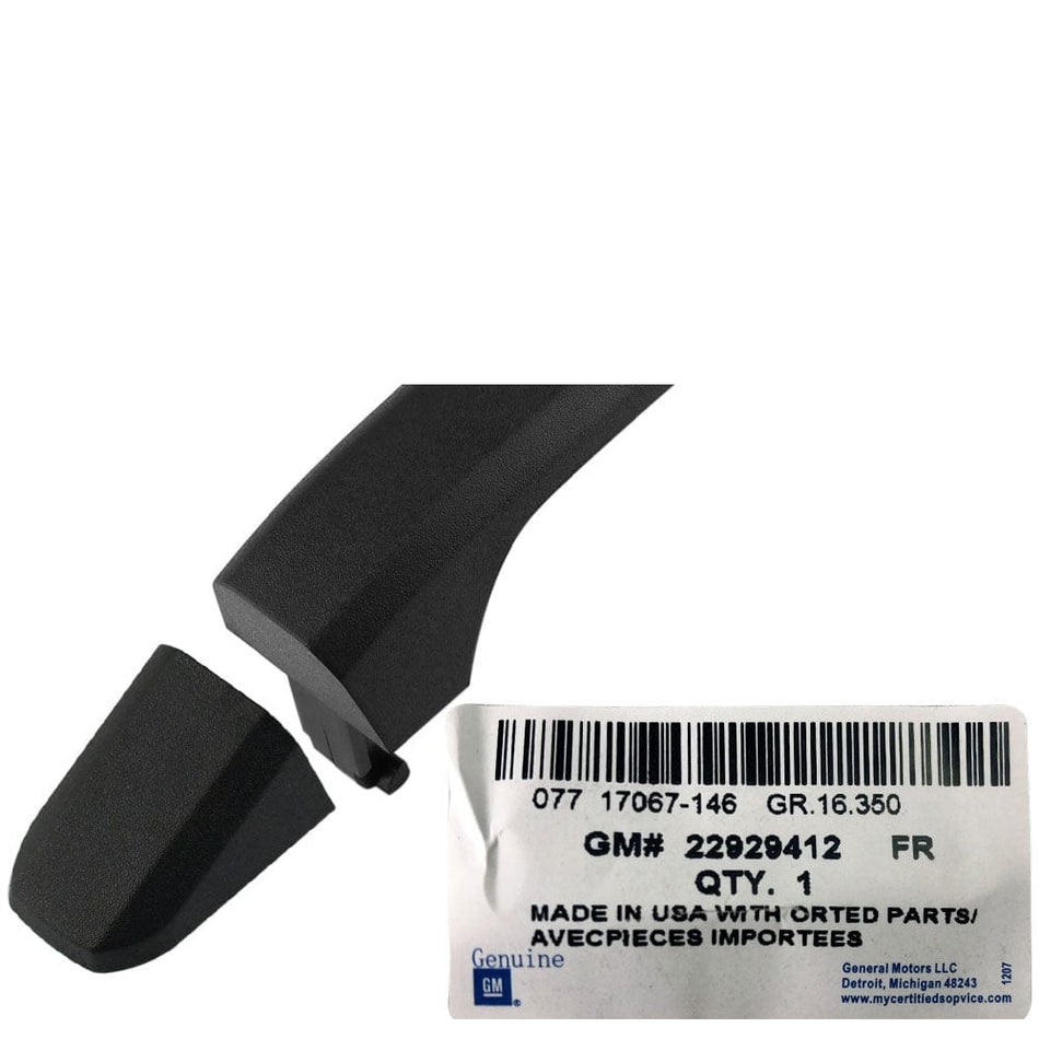 GM Tahoe Silverado Yukon Sierra 2007-2014 Exterior Black Door Handle RH Rear