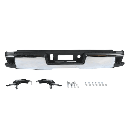 Complete Rear Bumper Assembly Fit For Chevy Silverado GMC Sierra 2500 3500 15-19