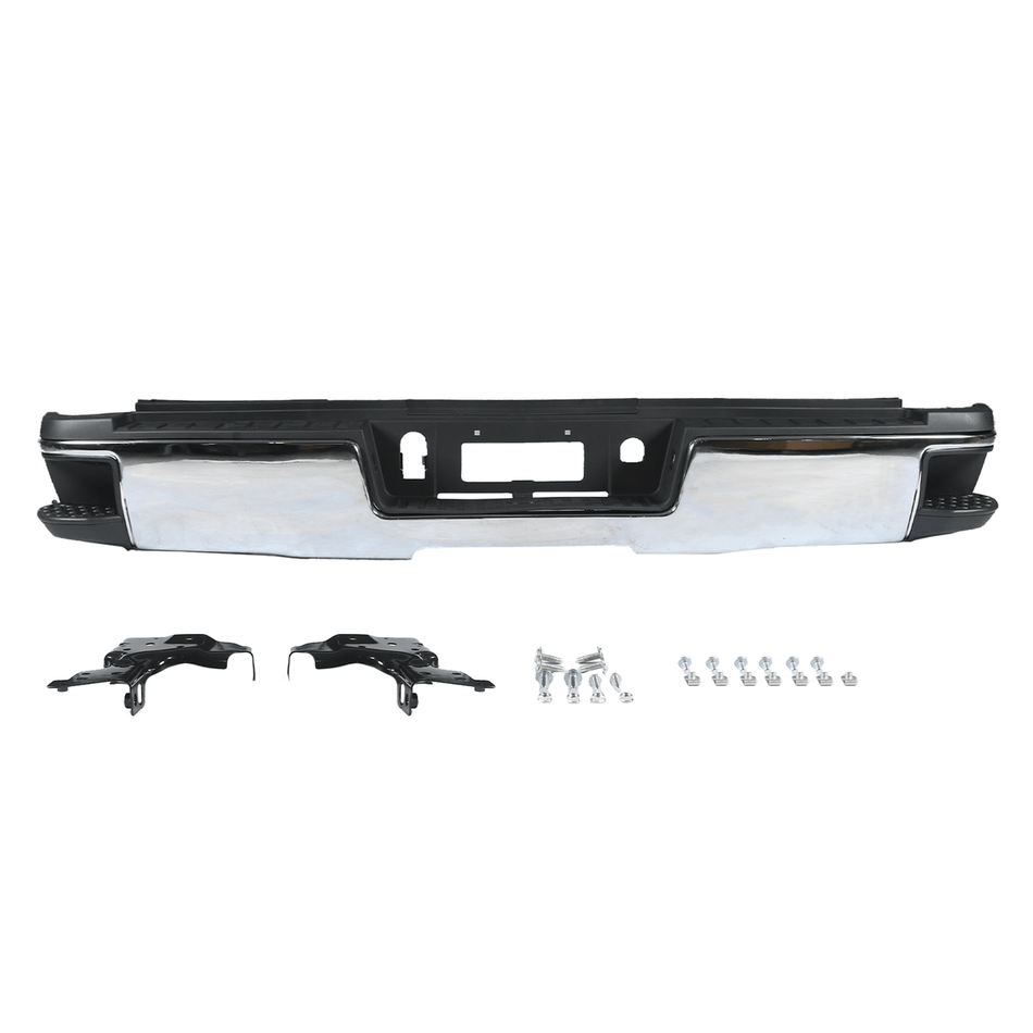 Complete Rear Bumper Assembly Fit For Chevy Silverado GMC Sierra 2500 3500 15-19