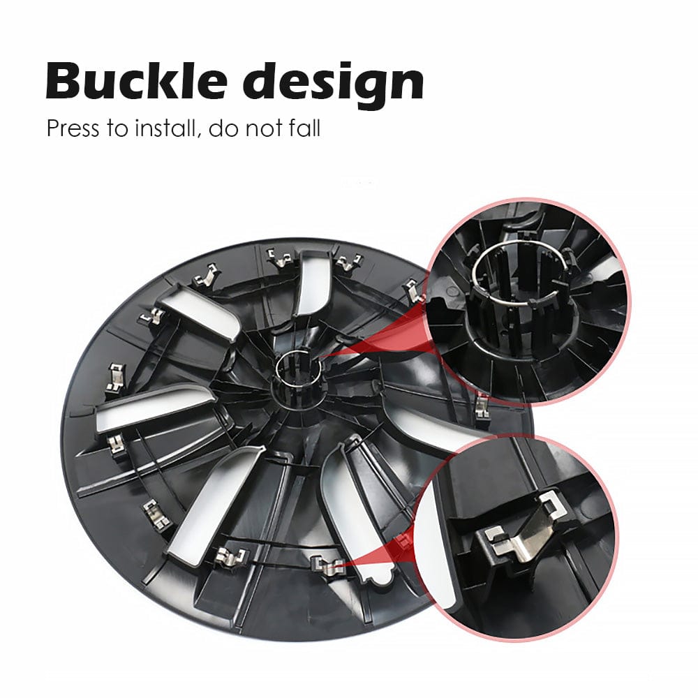 2017-2023 Model 3 18 Inches Uberturbine Wheel Caps Wheel Covers Hubcap