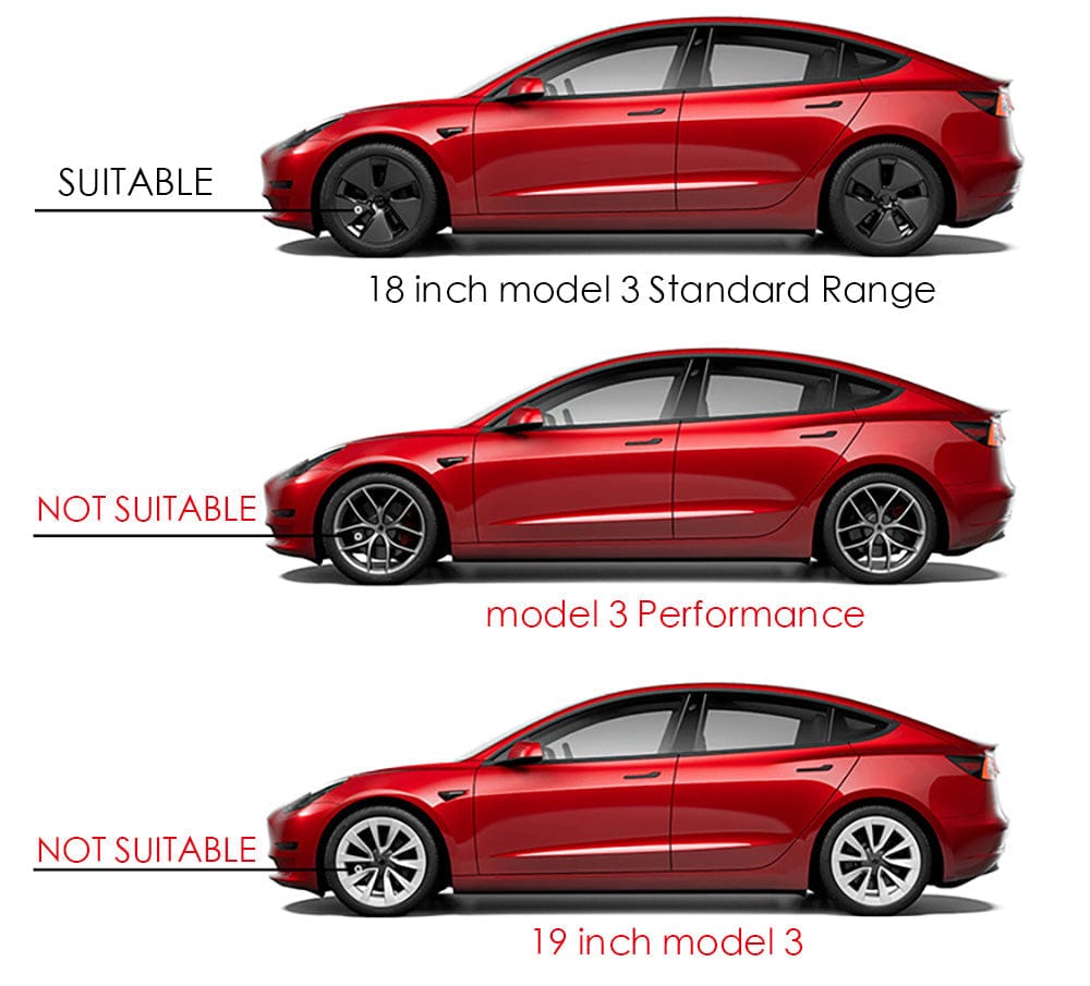 2017-2023 Model 3 Arachnid Hubcaps 18 Inches Wheel Covers Wheel Caps