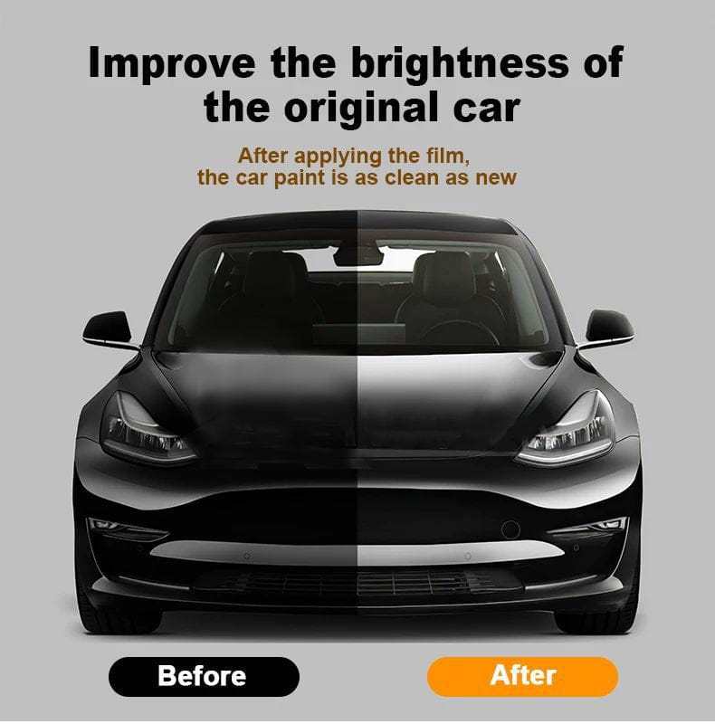 2017-2023 Model 3 Premium Transparent Full Cover TPU Film – Ultimate Scratch Defense| Tlyard