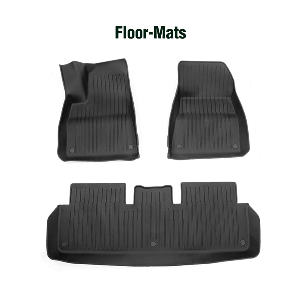 40%OFF-Tesla Model 3 3D Floor Mats Waterproof Frunk Trunk Full Set Mats For All Weather