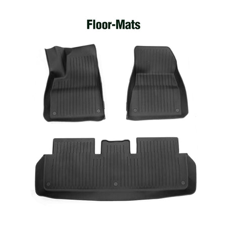 40%OFF-Tesla Model 3 3D Floor Mats Waterproof Frunk Trunk Full Set Mats For All Weather