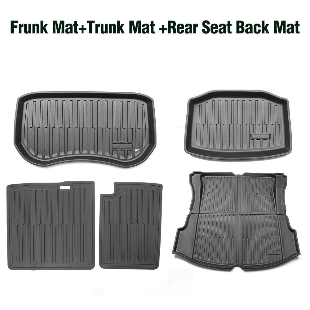 60%OFF 5PCS Set Tesla Model 3 3D Floor Mats Waterproof Frunk Trunk Full Set Mats For All Weather