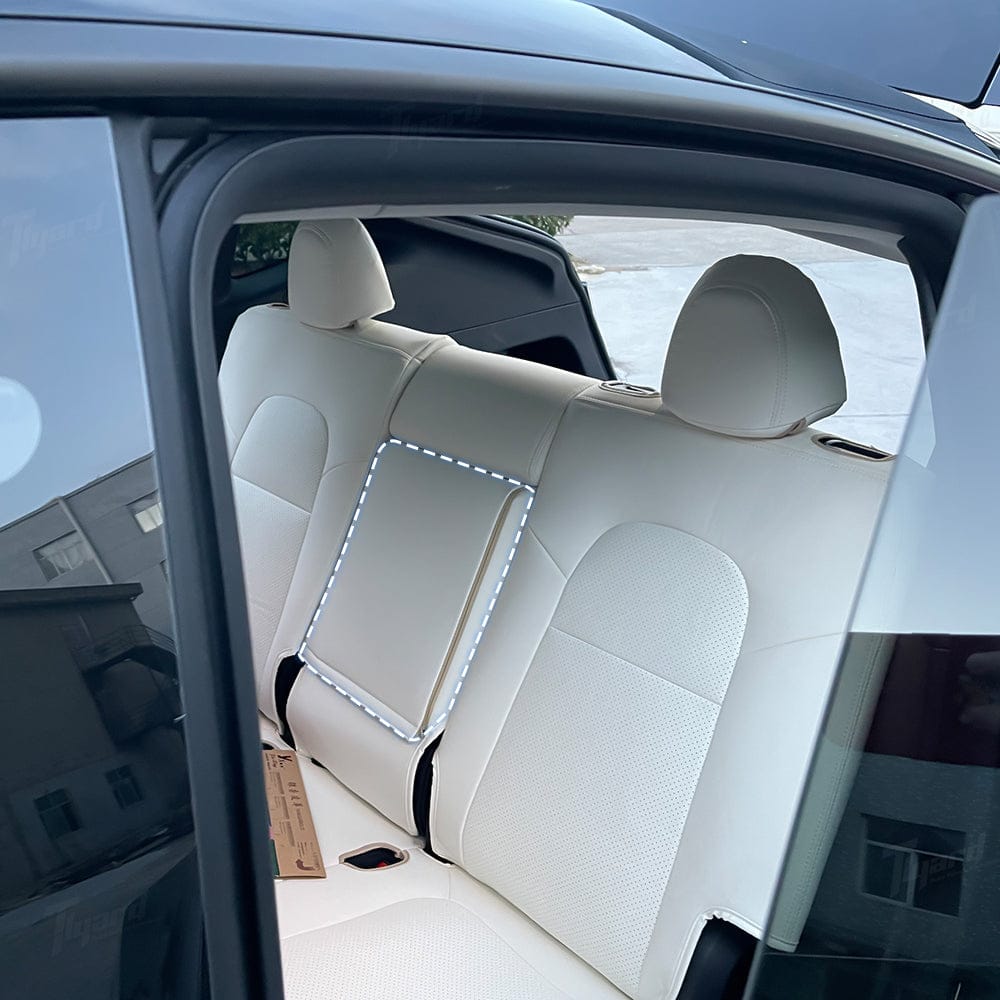 Nappa Leather Seat Covers Sets For Tesla Model 3 & Y 2017-2024 Model 3 Highland