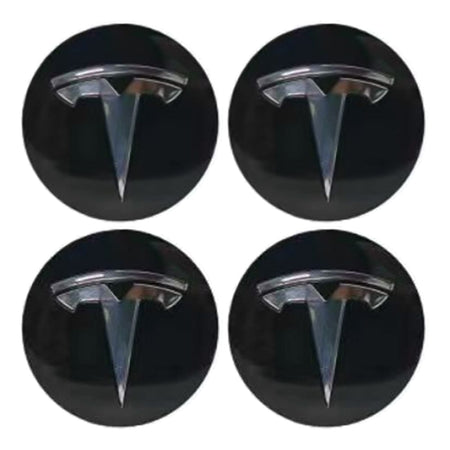 Tesla Logo 4 PCS Hubcaps Center Cover For Model 3 & Y & 3 Highland & Y Juniper