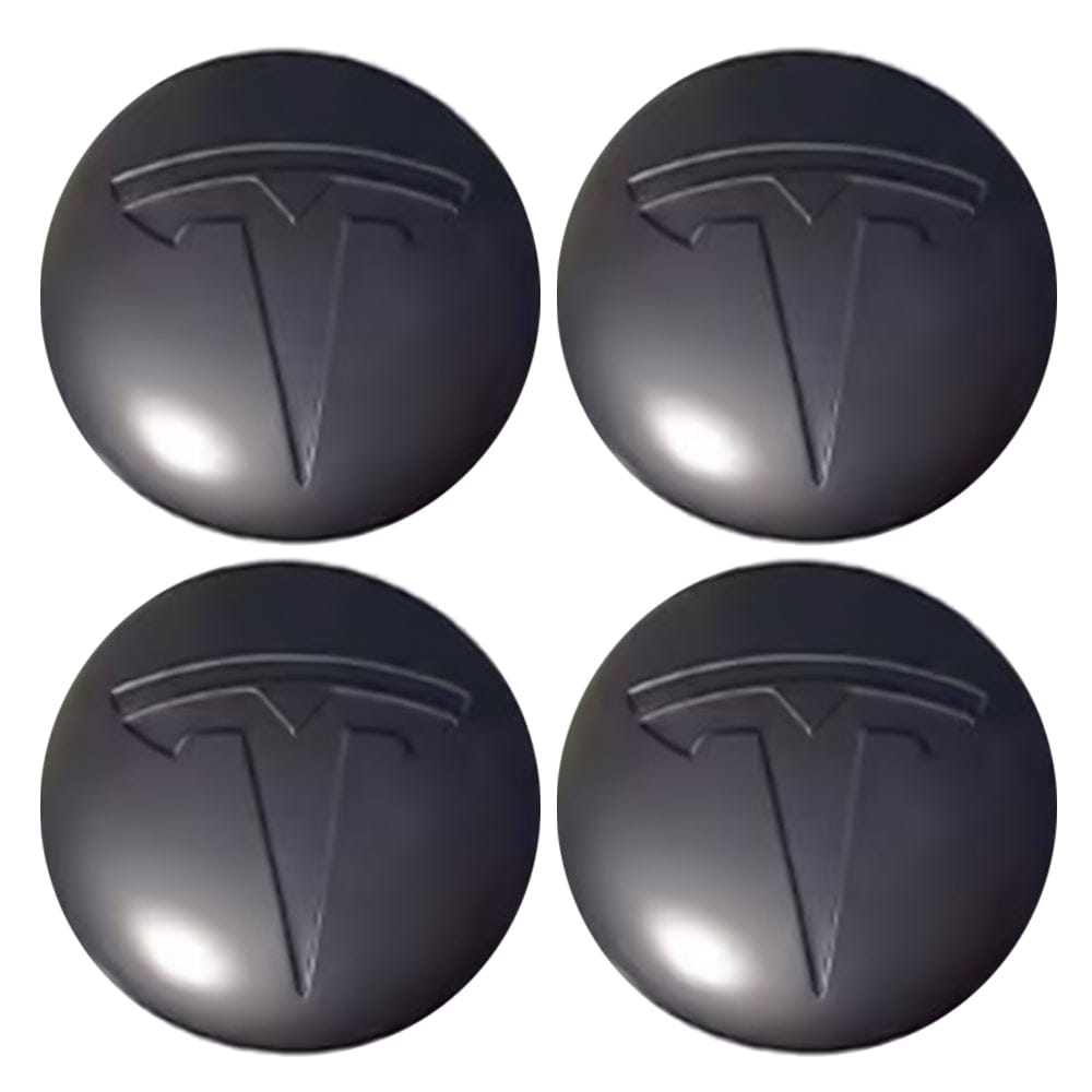 Tesla Logo 4 PCS Hubcaps Center Cover For Model 3 & Y & 3 Highland & Y Juniper