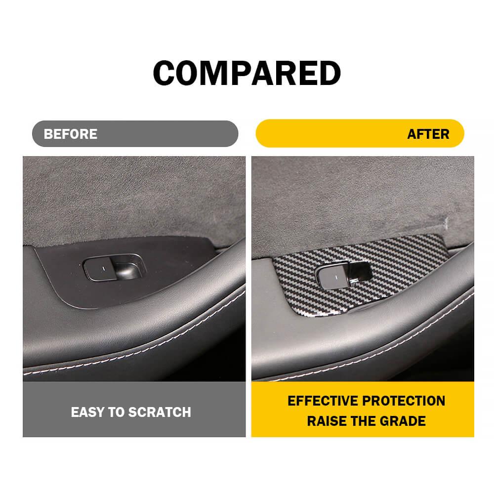 Window & Door Switch Plastic Covers For Model 3/ Y (For LHD)