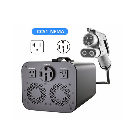 10KW V2L Discharge Device for Tesla S/X/3/Y High-Performance Power Supply with Multiple Output Options (NEMA Standard) | Tlyard