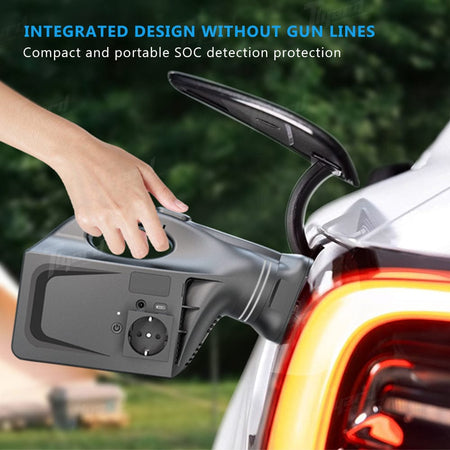 Tesla V2L Discharge Device 2KW/4KW for Tesla 3/Y/X/S Portable EV Power Outlet with EU/UK/US Standard Socket