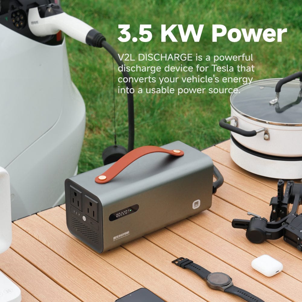 Tlyard V2L Discharge Device for Tesla 3/Y/X/S V2H Charging Station