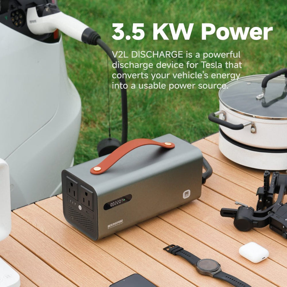 Tlyard V2L Discharge Device for Tesla 3/Y/X/S V2H Charging Station