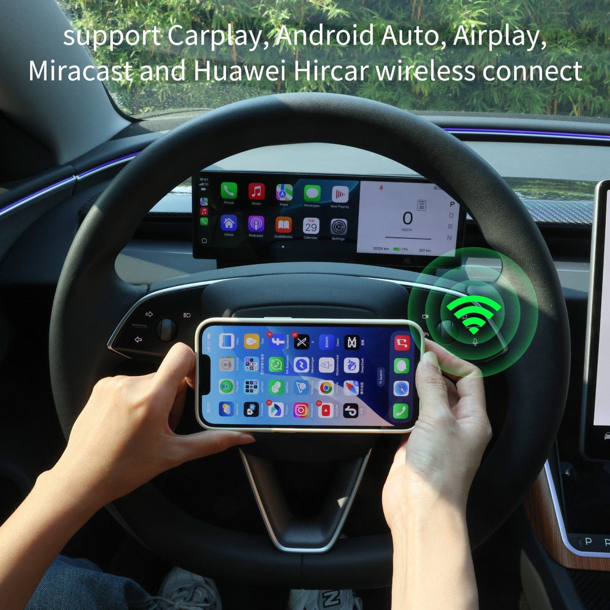 10.88-Inch Touchscreen Head-Up Display for Model 3/ 3 Highland & Model Y / Y Juniper Smart Instrument Cluster