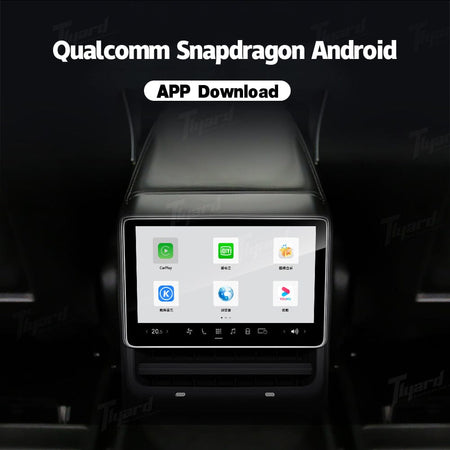 8-inch Full HD 4G Android Rear Entertainment Display for Tesla Model 3/Y Multi-function Control Smart Rear Seat Entertainment System | Tlyard