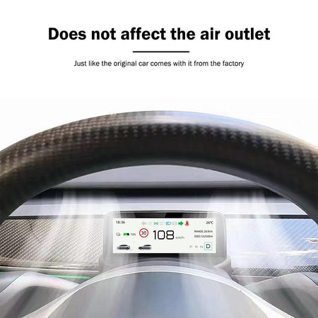 Dashboard Mini Screen Heads Up Display For Tesla Model 3 & Y