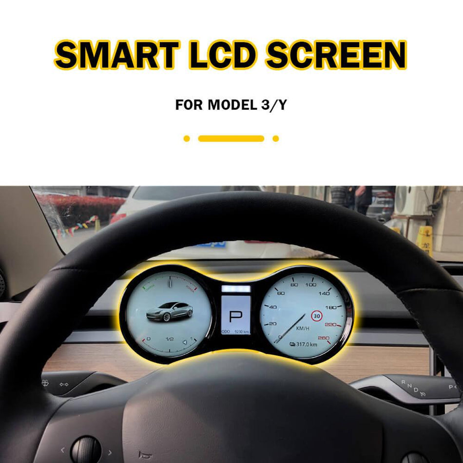 Multi-function Dashboard With Smart LCD Screen For Model 3/ Y